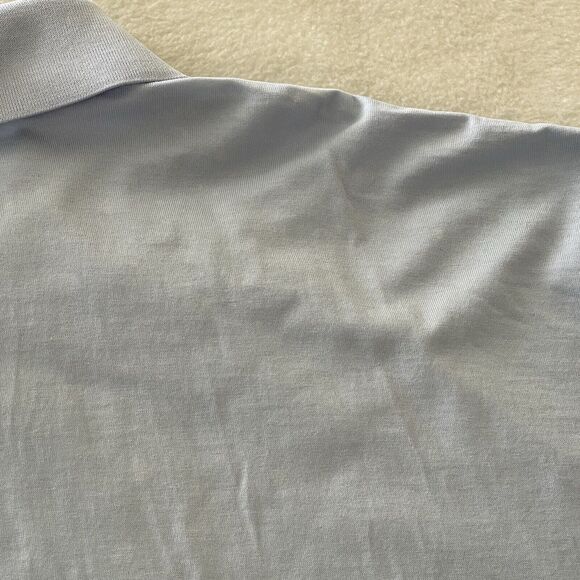 Peter Millar Polo Light Blue Button Up Pelican Hills Sz L Please Read - Picture 13 of 14